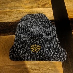 Lotus Navy blue beanie hat